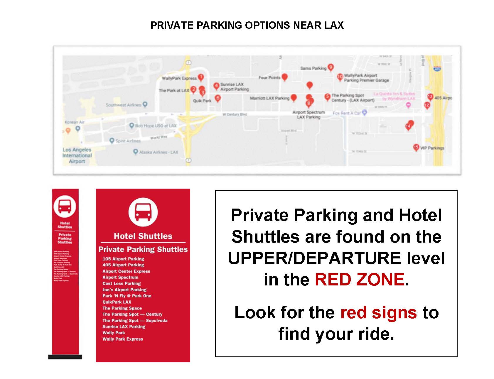 Lax Airport Parking Map