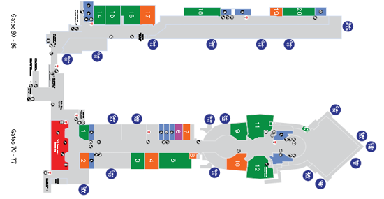 LAX Official Site | Terminal 8 Information & Map