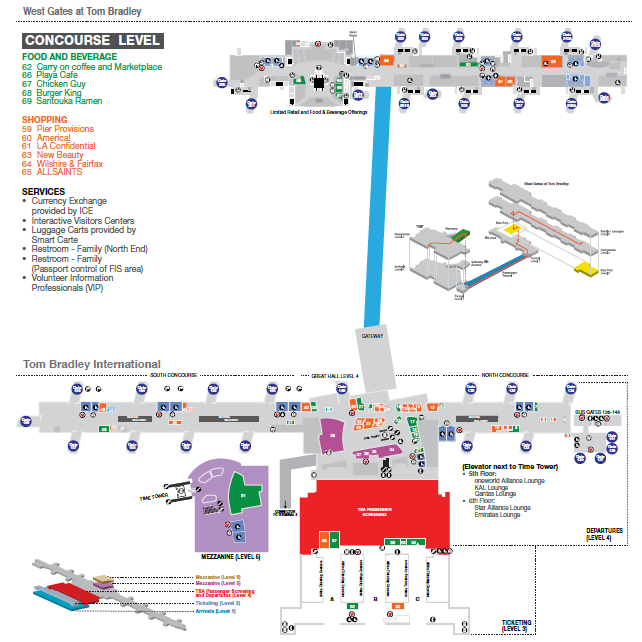 LAX Official Site  Terminal B Information & Map